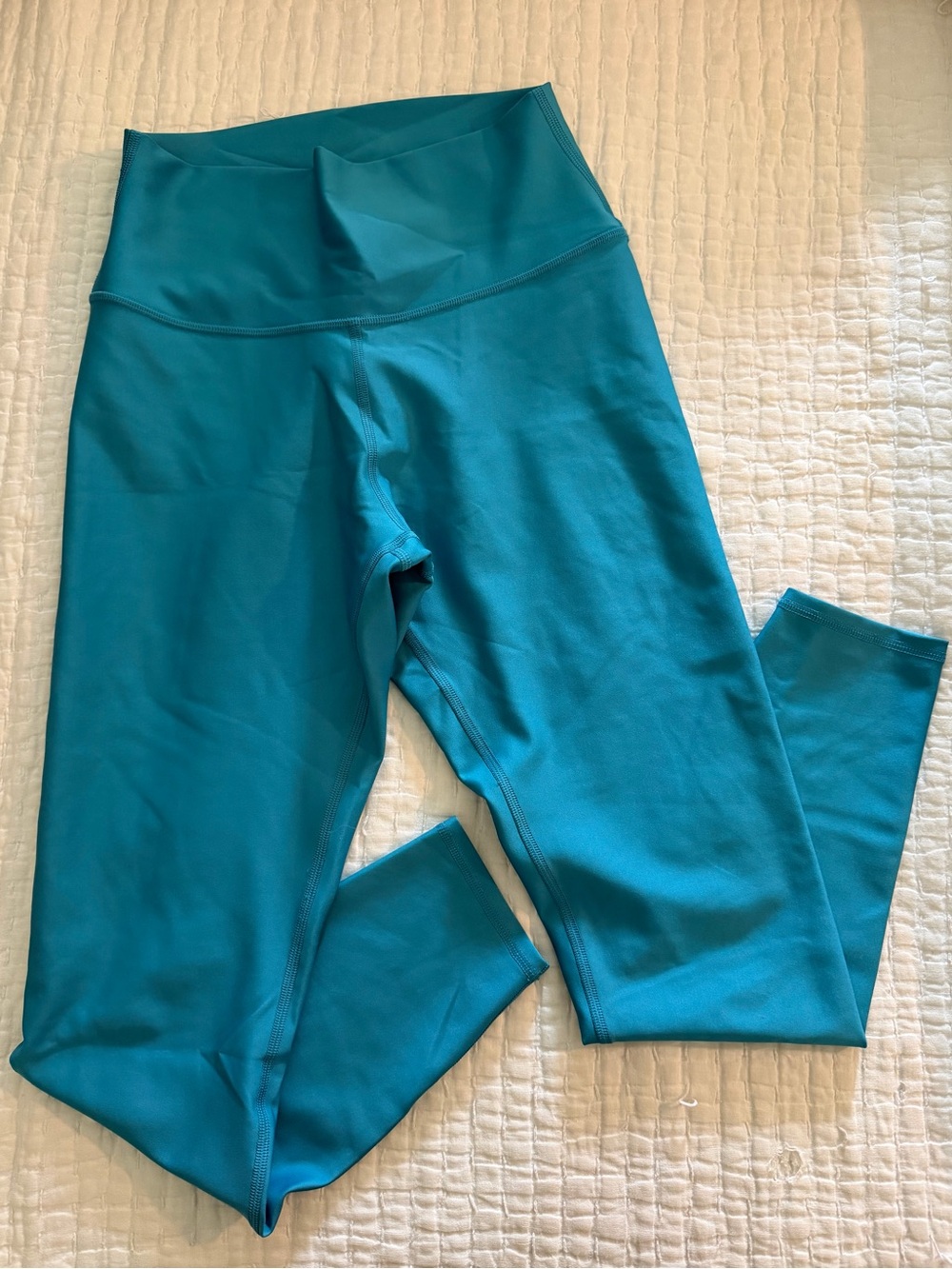 ALO Yoga Kids Teal Performance Leggings